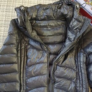 Andrew Marc Black Puffer Jacket